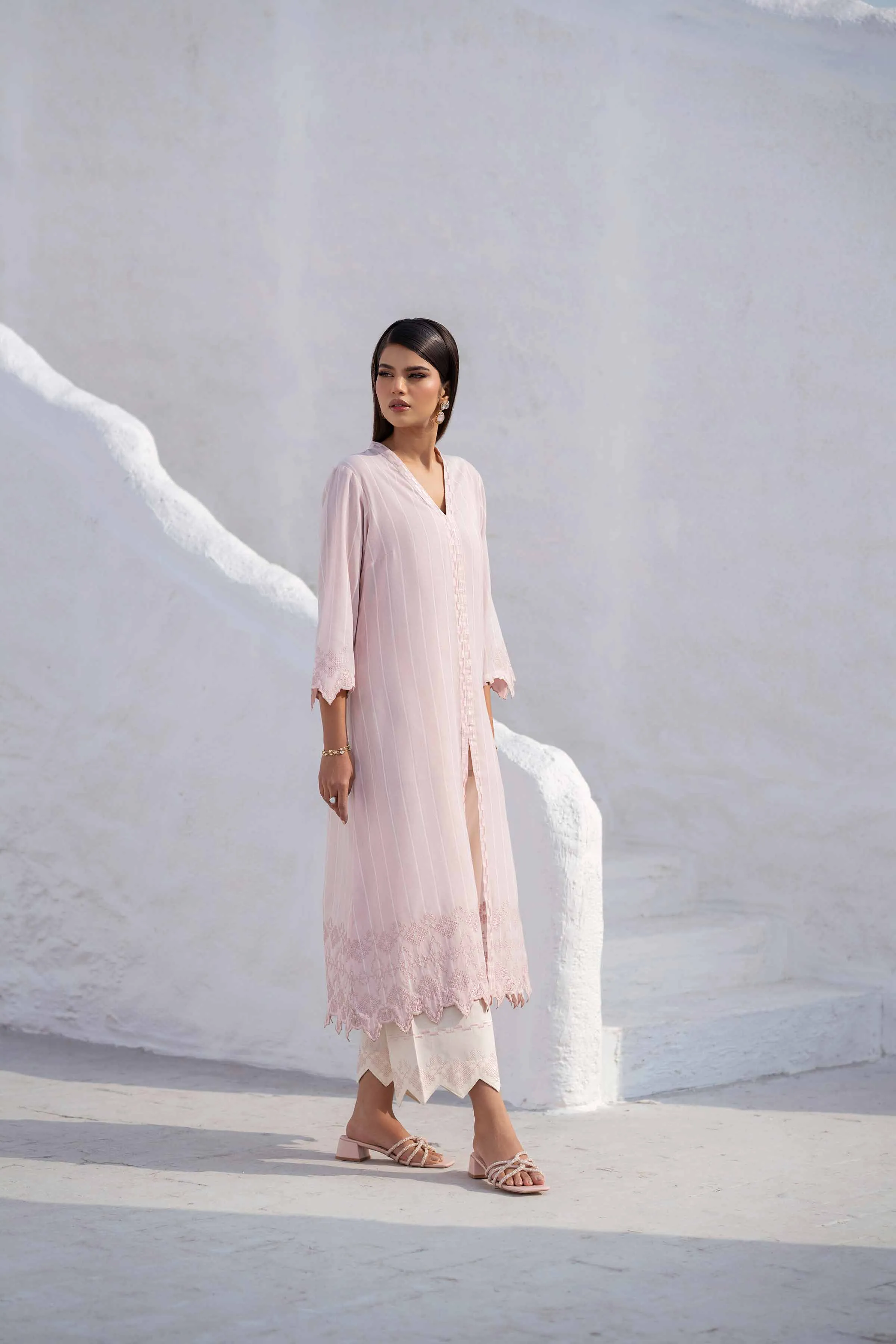 2 Piece - Embroidered Suit - KFS25-03