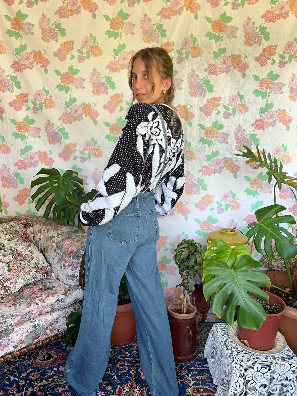 90's Loose Denim Overall