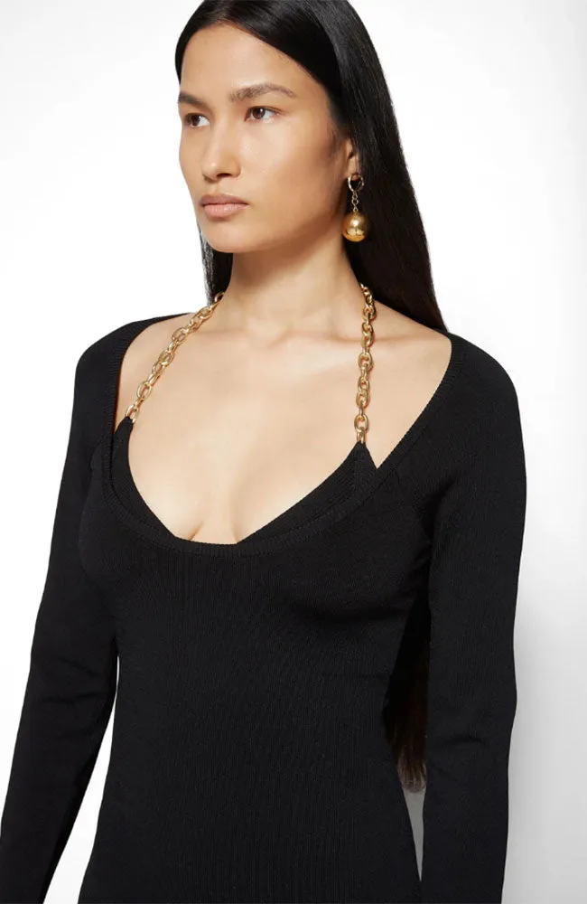Aaliyah Rib Halter Dress