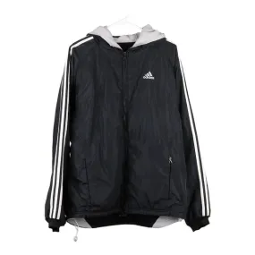 Adidas Jacket - Large Black Polyester