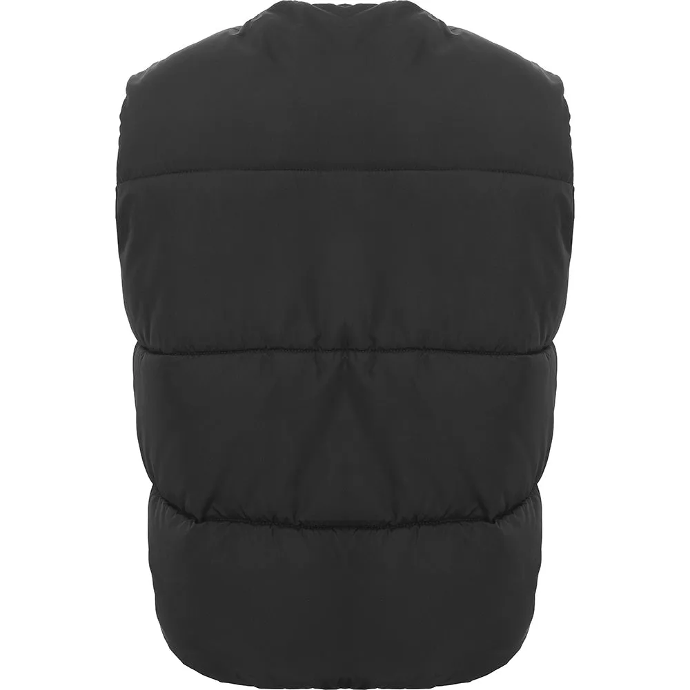 ADPT Men's Black Oversized Cropped Puffer Gilet