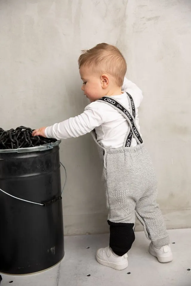 Ajax Textured Overall Set - Grey