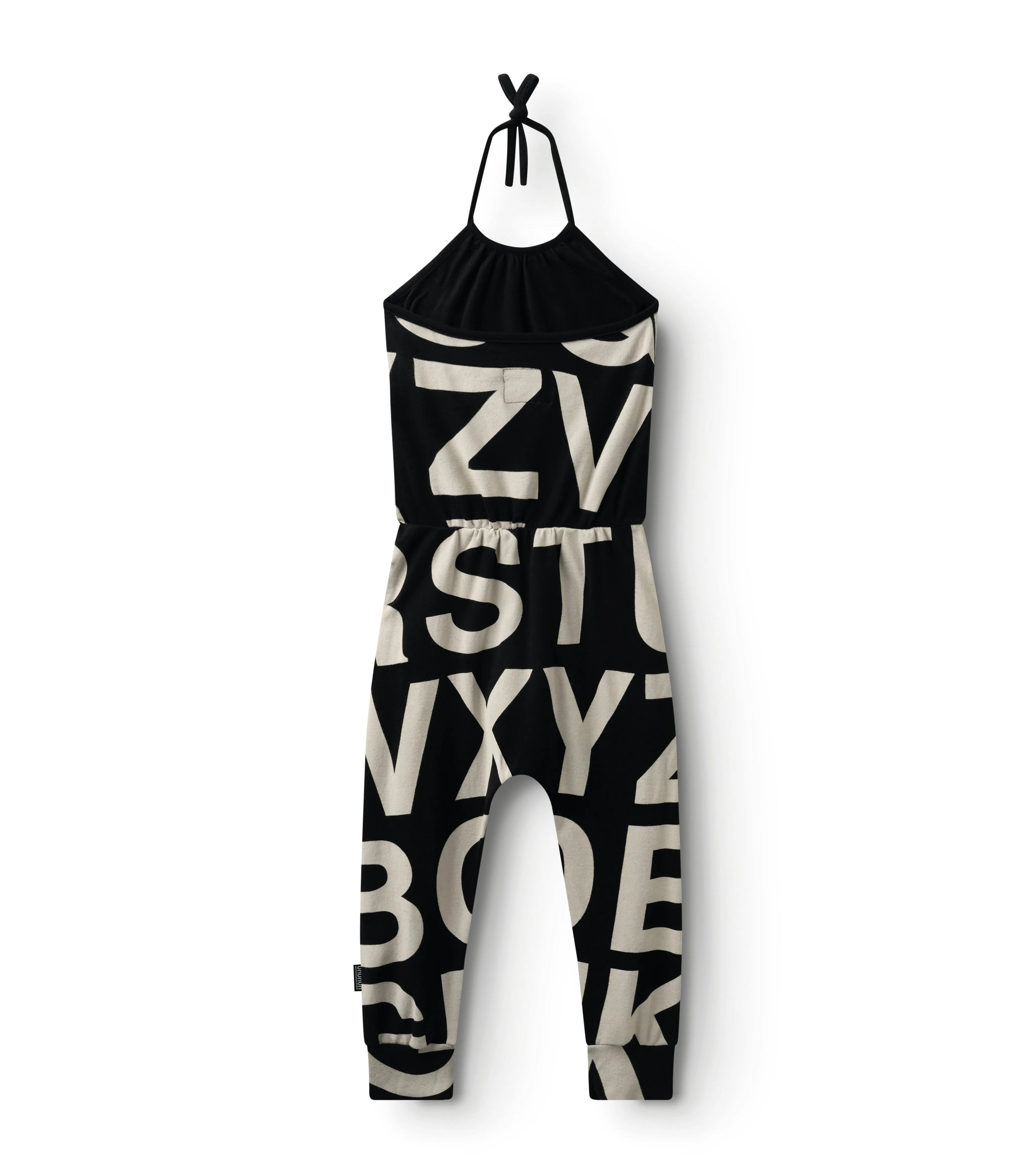 alphabet collar overall