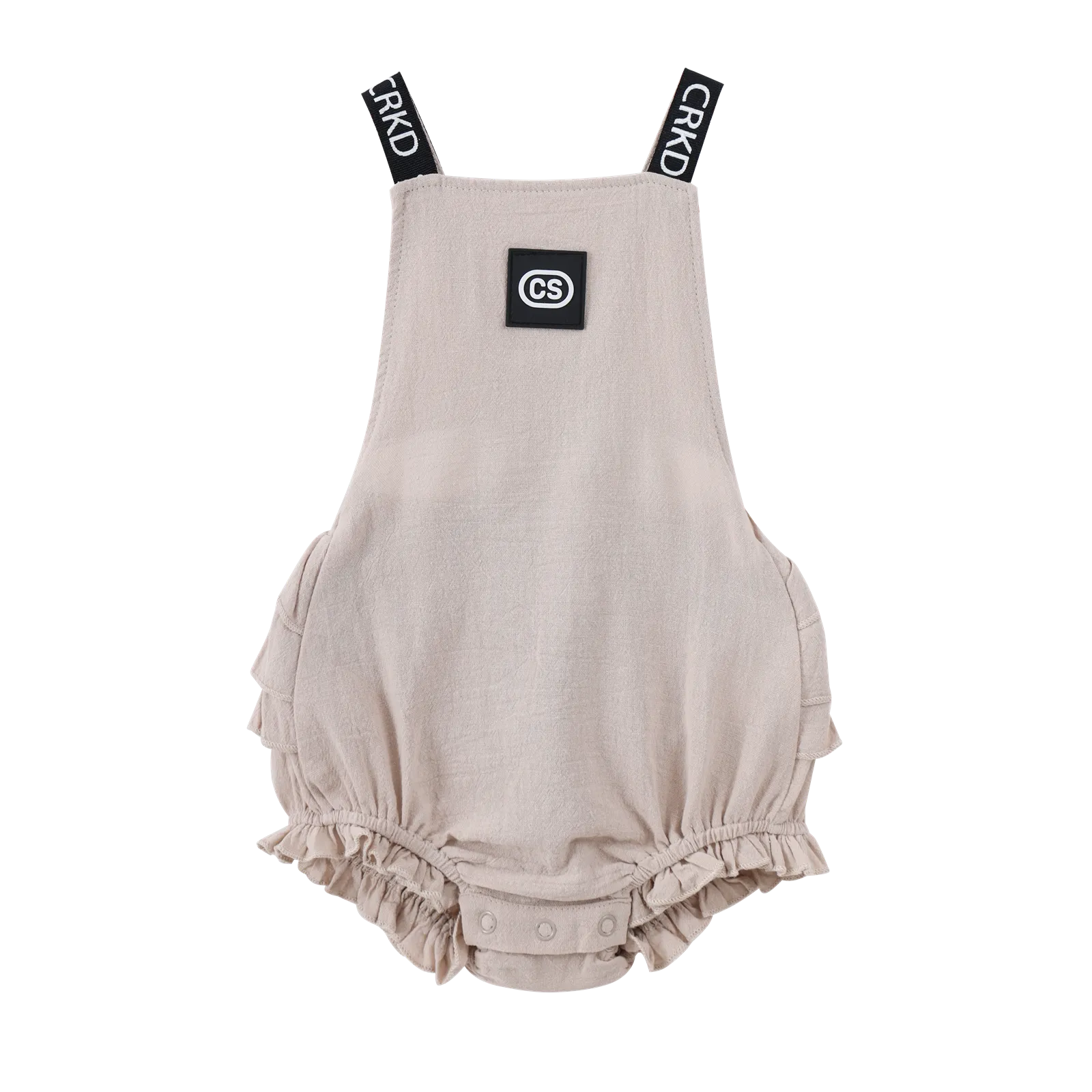 Amanie Frill Overall - Beige