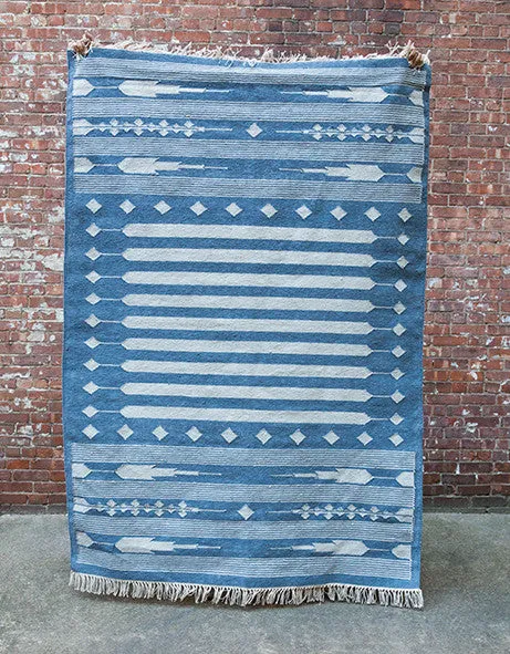 Arrow Head Flat Weave Rug
