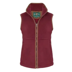 Aylsham Women's Fleece Gilet In Bloodstone