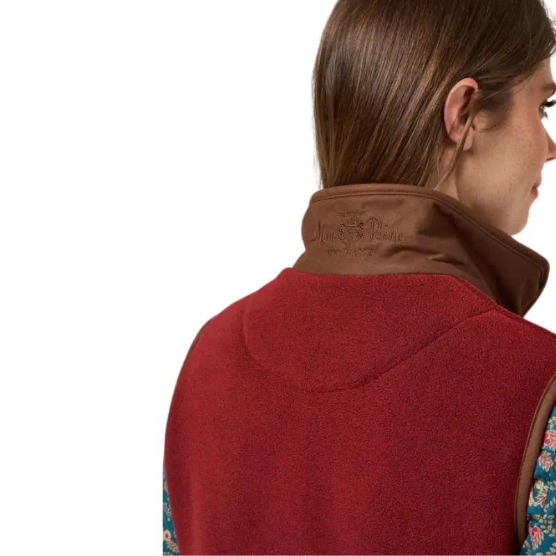 Aylsham Women's Fleece Gilet In Bloodstone