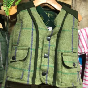 Baby Girls Tweed Gilet
