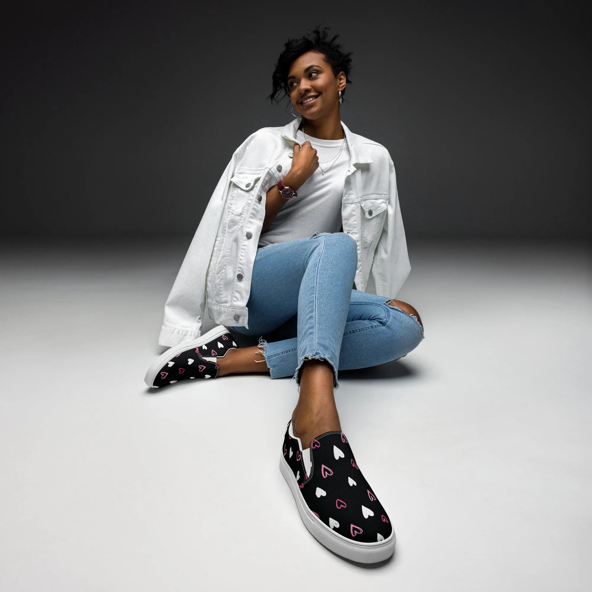 BE MY VALENTINE Women’s Slip-On Canvas Shoes