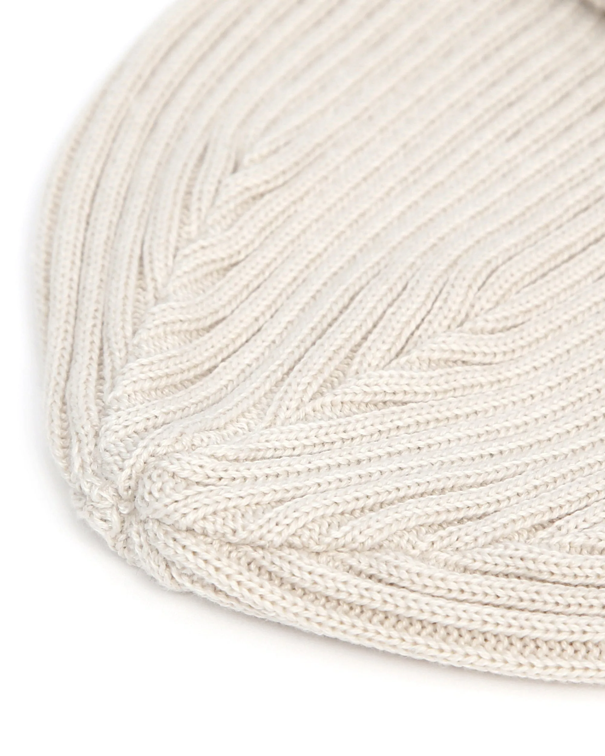 BEANIE / RIB / LOOSE / UC / L CREAM