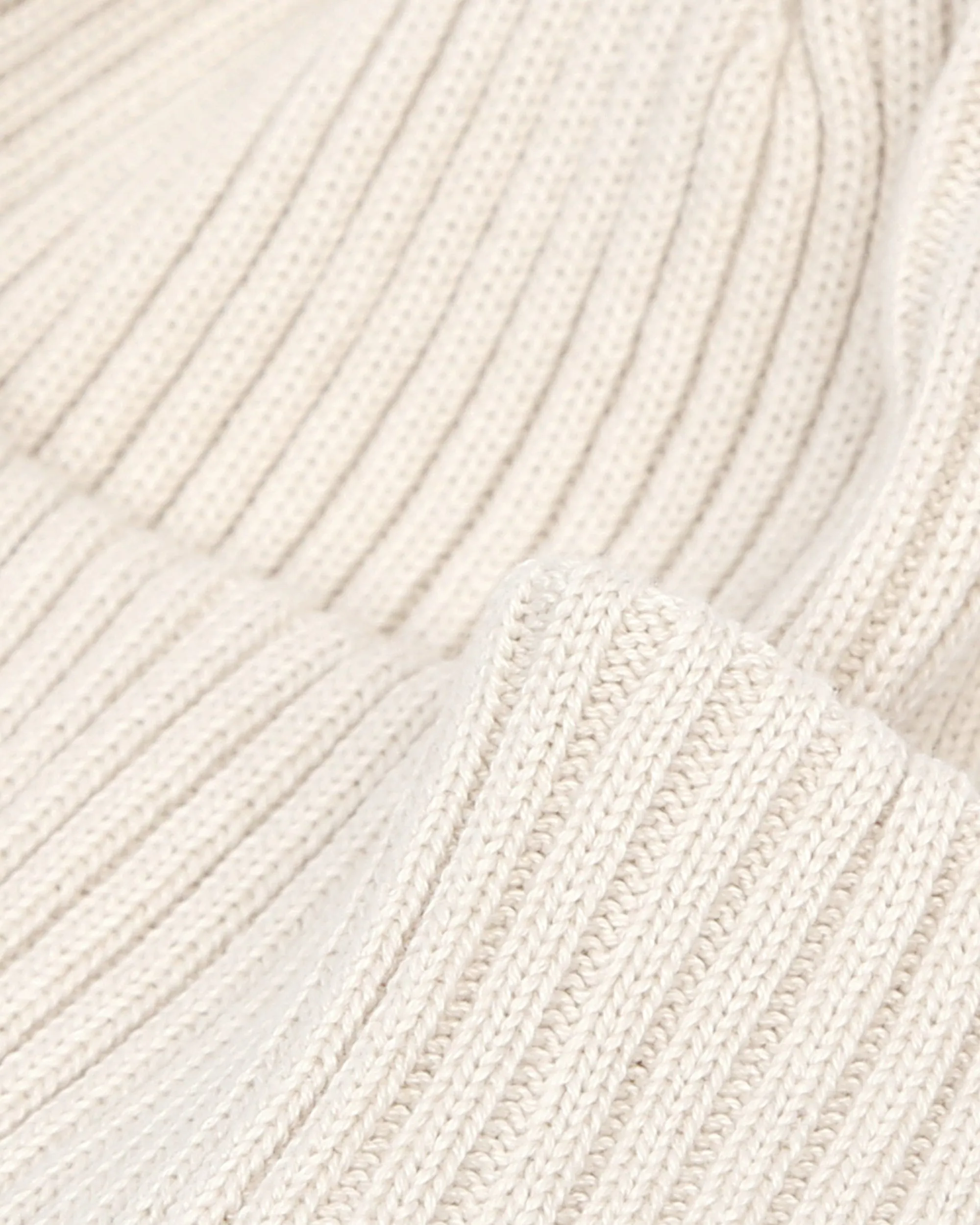 BEANIE / RIB / LOOSE / UC / L CREAM