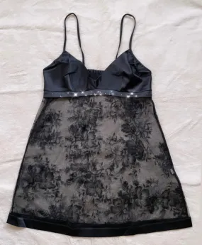 BLING LACE SLIP LINGERIE (2 COLORS)