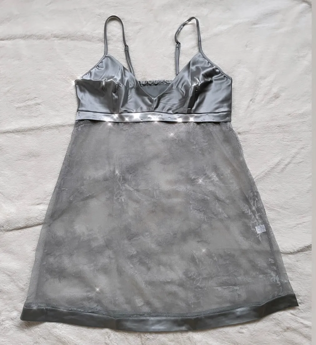 BLING LACE SLIP LINGERIE (2 COLORS)