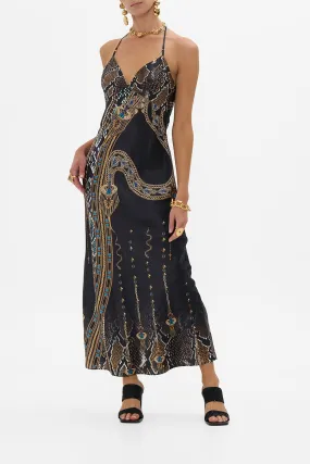 CHAIN DETAIL SLIP DRESS