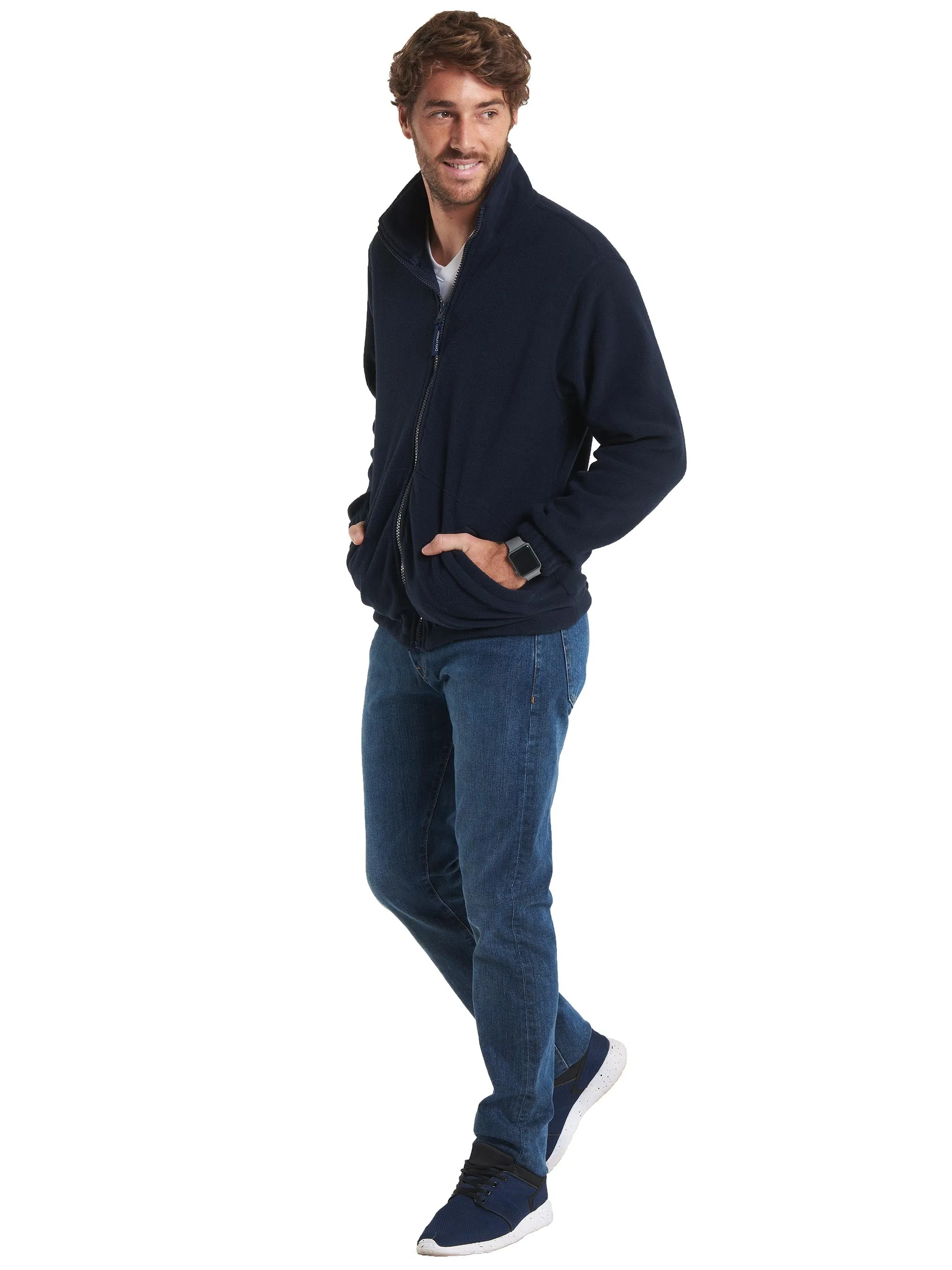 Classic Full Zip Fleece Jacket | Charcoal