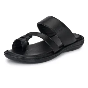 Classic Leather Slippers with a Modern Twist for Men's