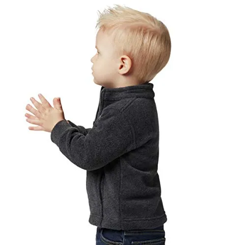 Columbia Toddler Boys Steens Mt II Fleece, Charcoal Heather, 2T