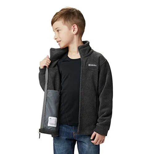 Columbia Toddler Boys Steens Mt II Fleece, Charcoal Heather, 2T