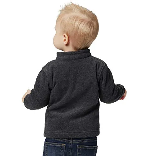 Columbia Toddler Boys Steens Mt II Fleece, Charcoal Heather, 2T