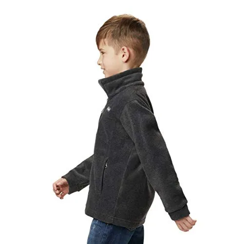 Columbia Toddler Boys Steens Mt II Fleece, Charcoal Heather, 2T