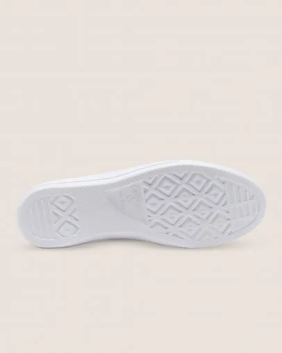 Converse Chuck Taylor All Star Ballet Lace Faux Leather Slip - Wht