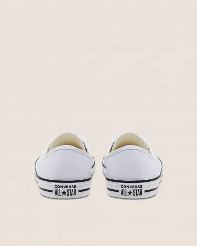 Converse Chuck Taylor All Star Ballet Lace Faux Leather Slip - Wht