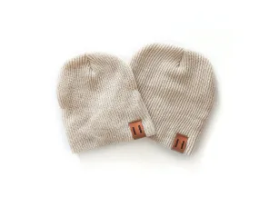Daddy & Me Dude Beanie in Oatmeal *Sold Separately*