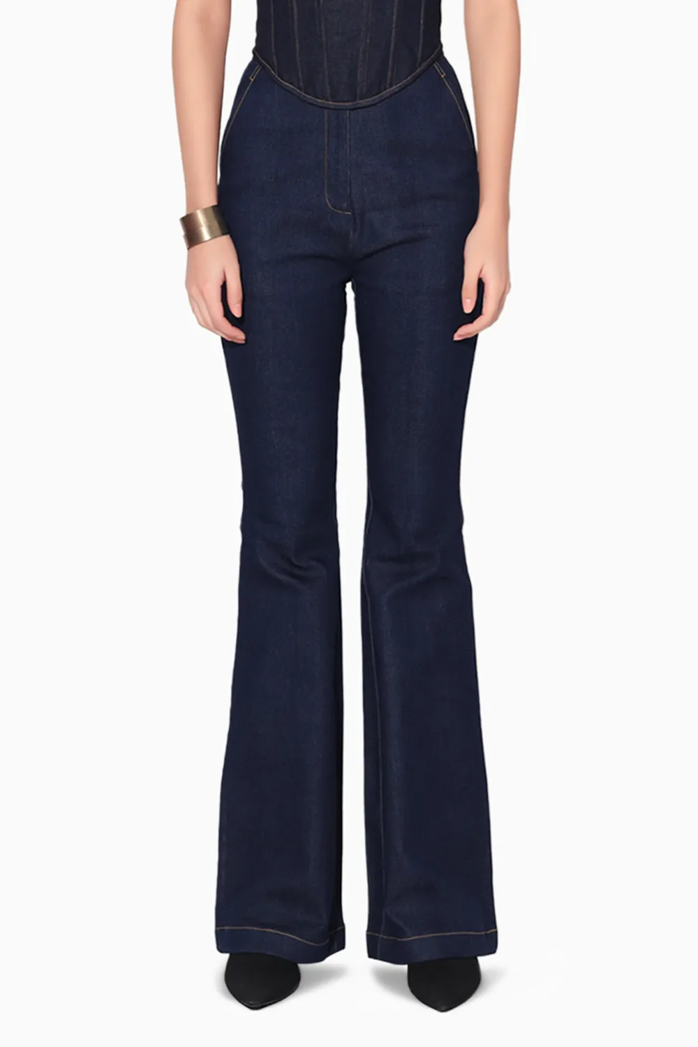 Denim Flare Blue Pants