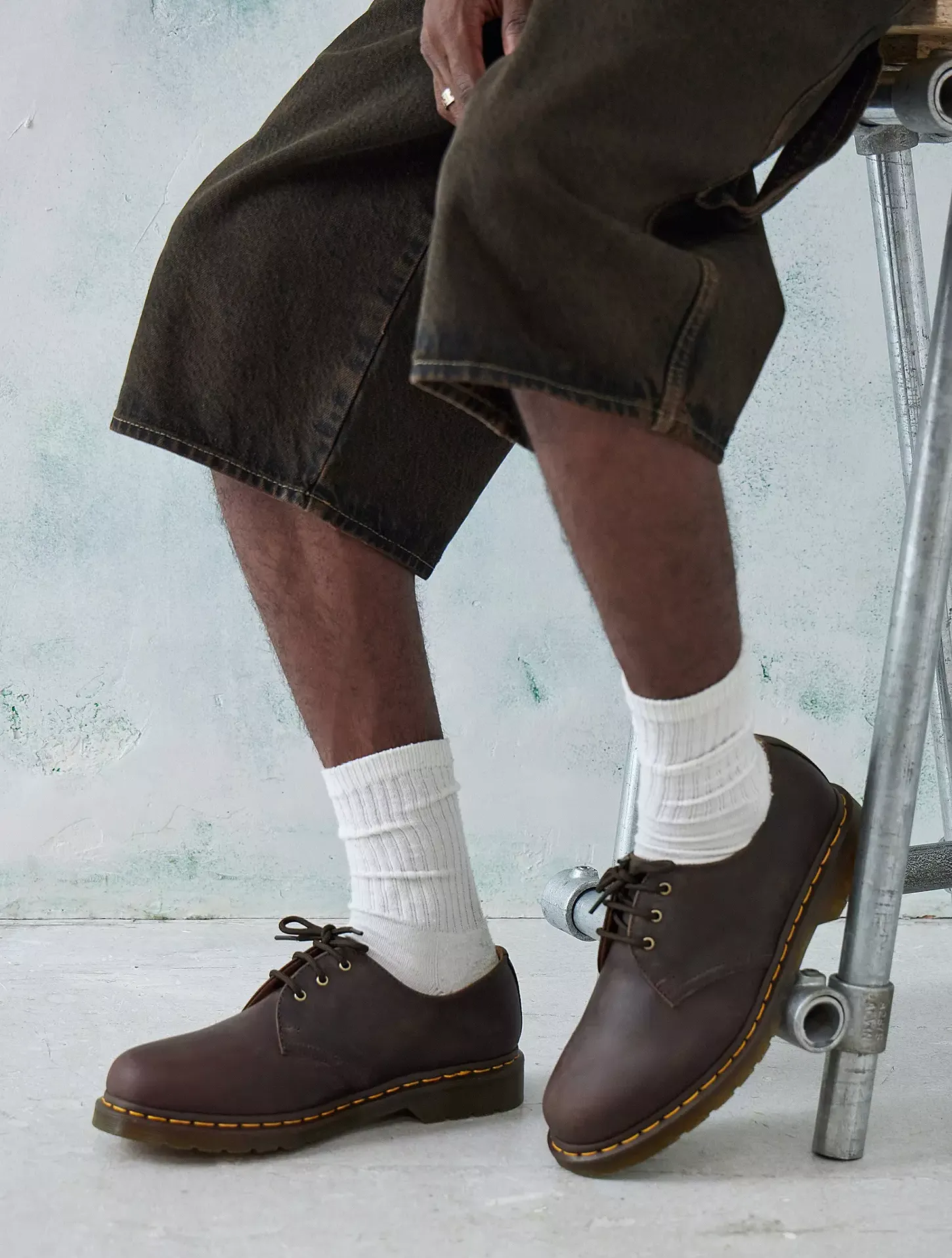 DR. MARTENS 1461 AZTEC CRAZY HORSE BROWN