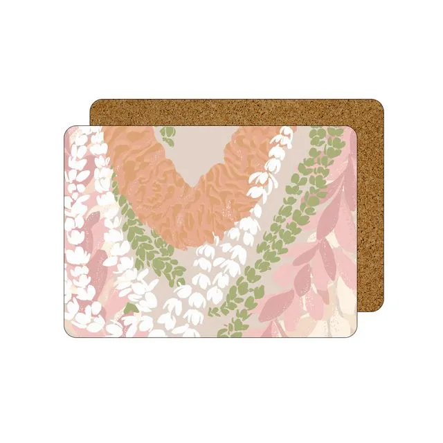 Drapping Mixed Lei MDF Placemat