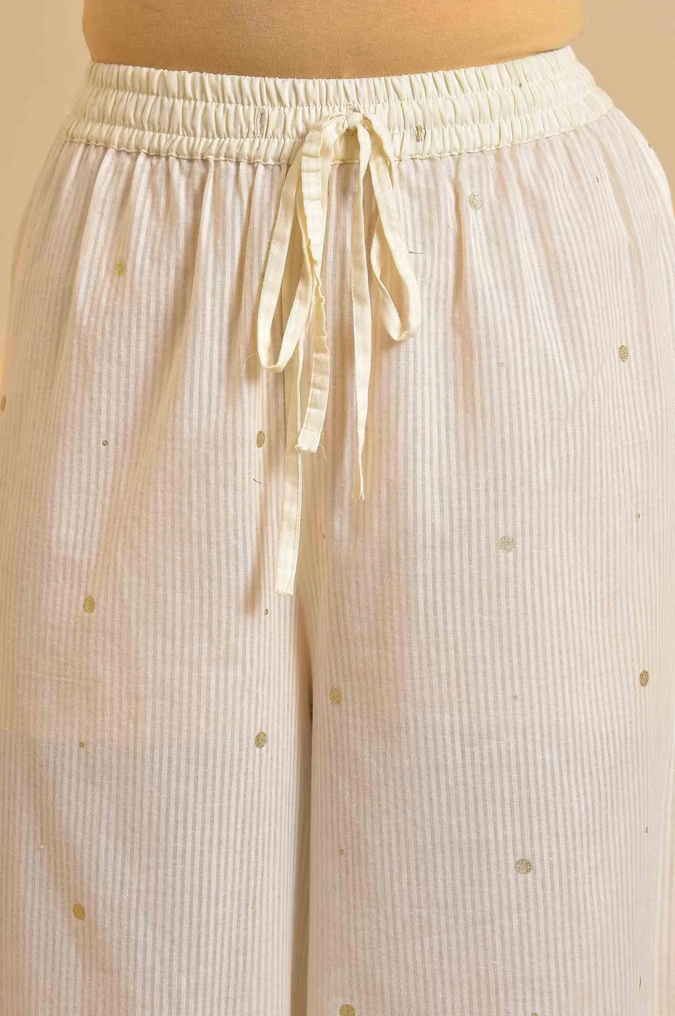 Ecru Slip kurta Set With Inner