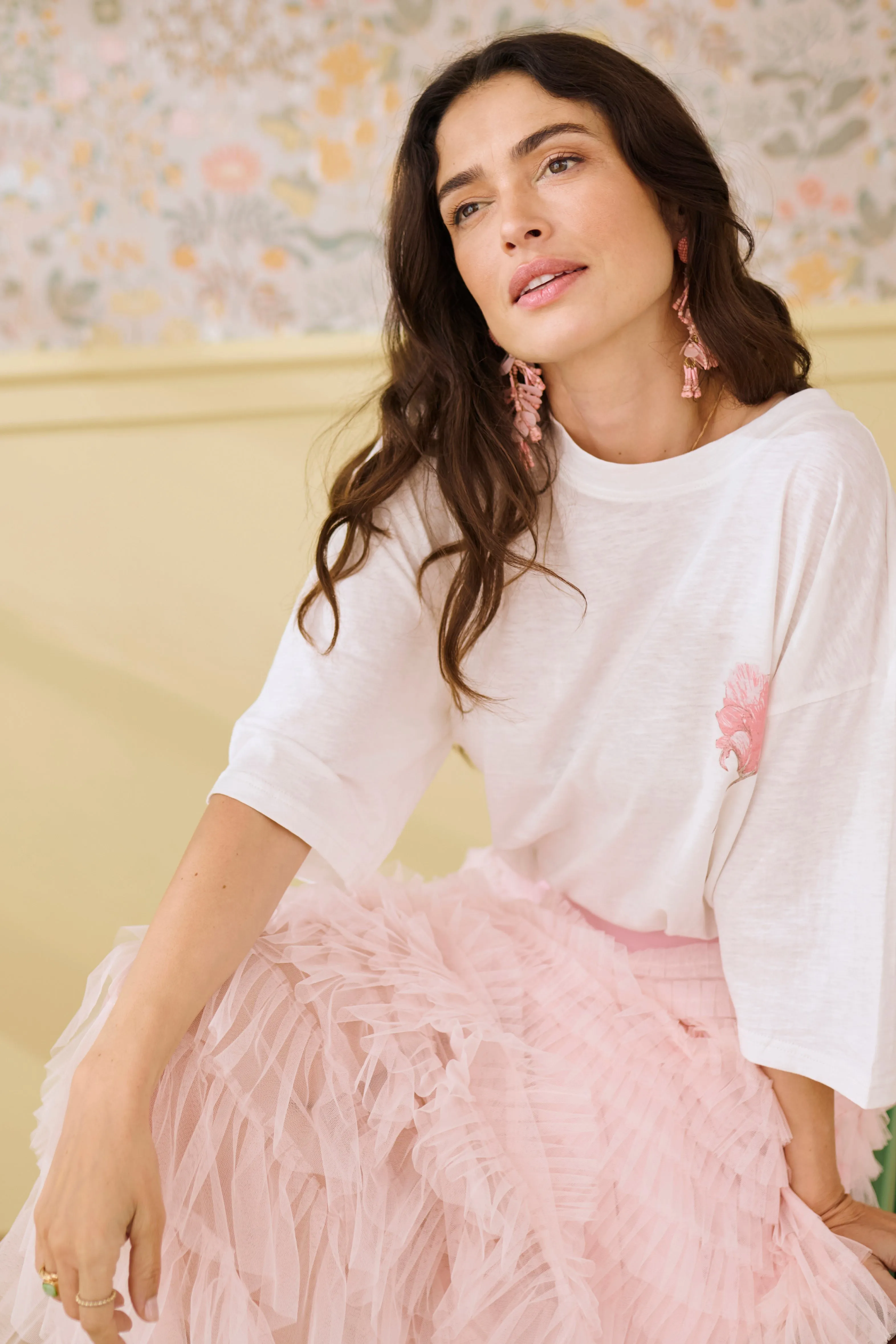 Eta Skirt - Sepia Rose