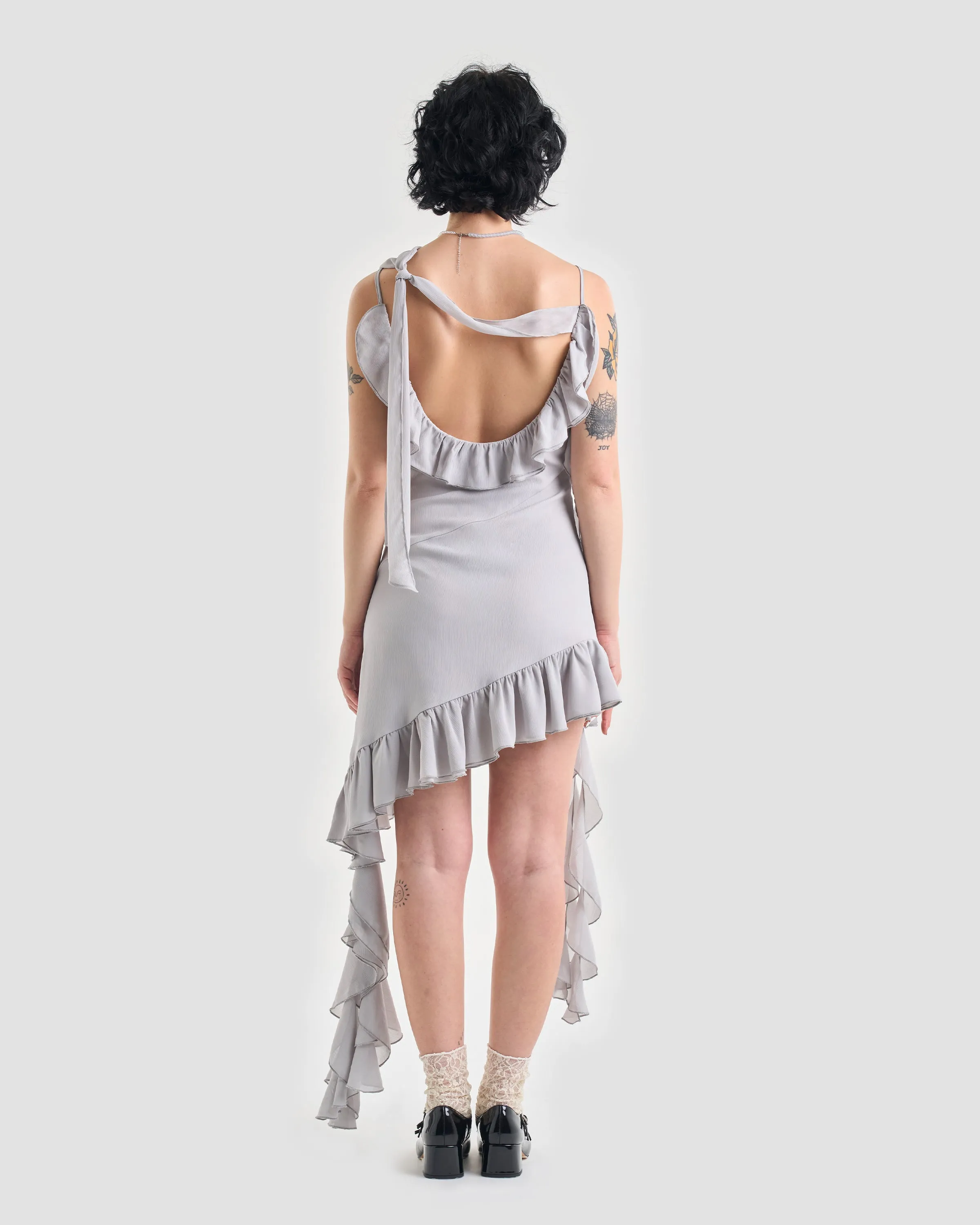 Eyre Asymmetric Slip Dress
