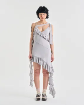 Eyre Asymmetric Slip Dress