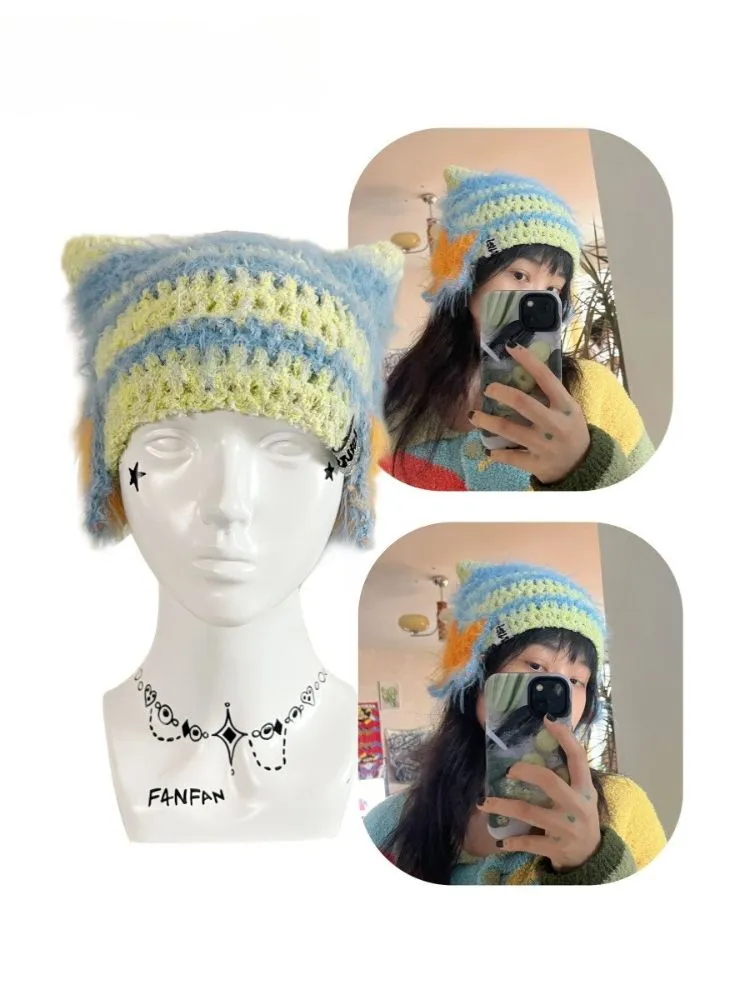 F4NFAN Handmade StarLink Ear Beanie