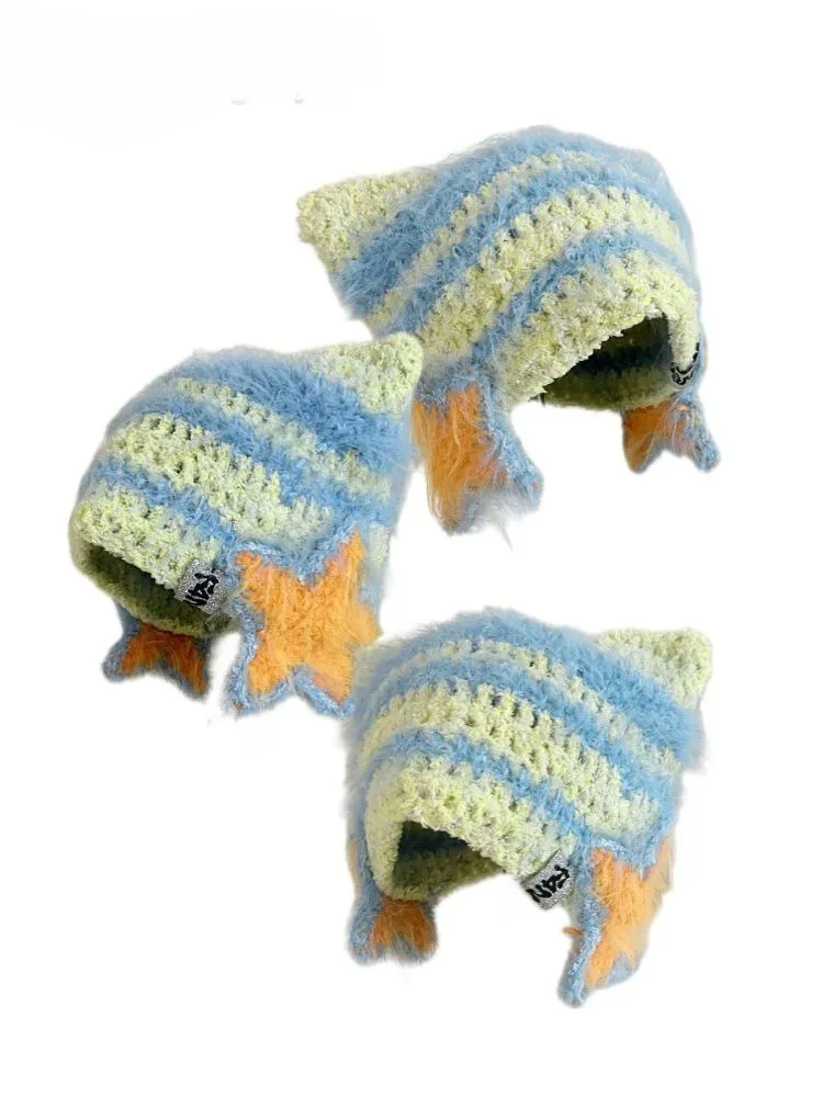 F4NFAN Handmade StarLink Ear Beanie