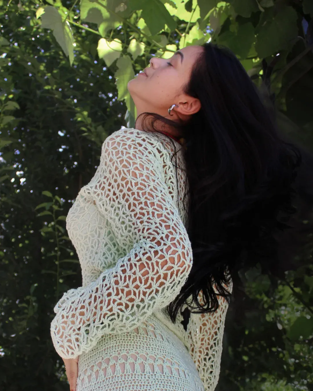 Foliage Crochet lace top