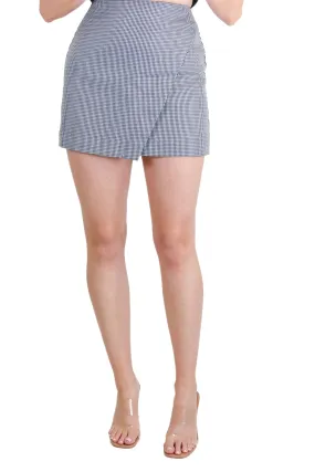 Forever 21 black/white plaid skirt (S)