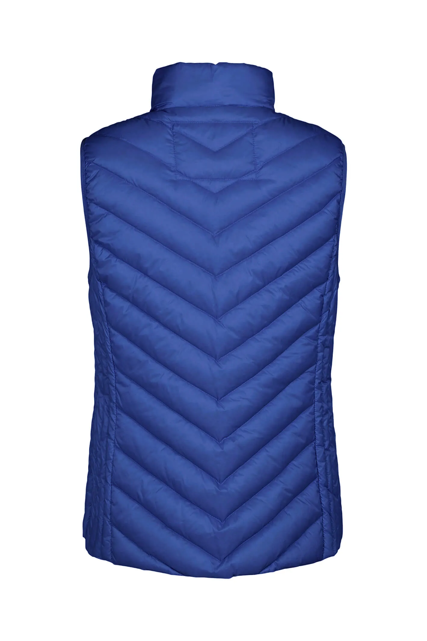Frandsen 529-588-67 Royal Blue High Neck Padded Gilet