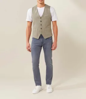 Gilet casual kaki "Quideal"