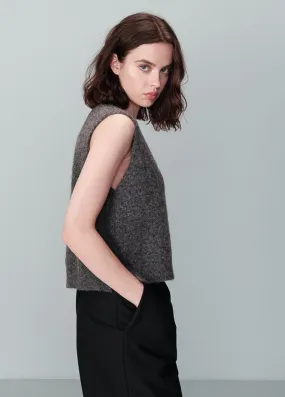 Grace & Mila Nars gilet gebreid Grijs