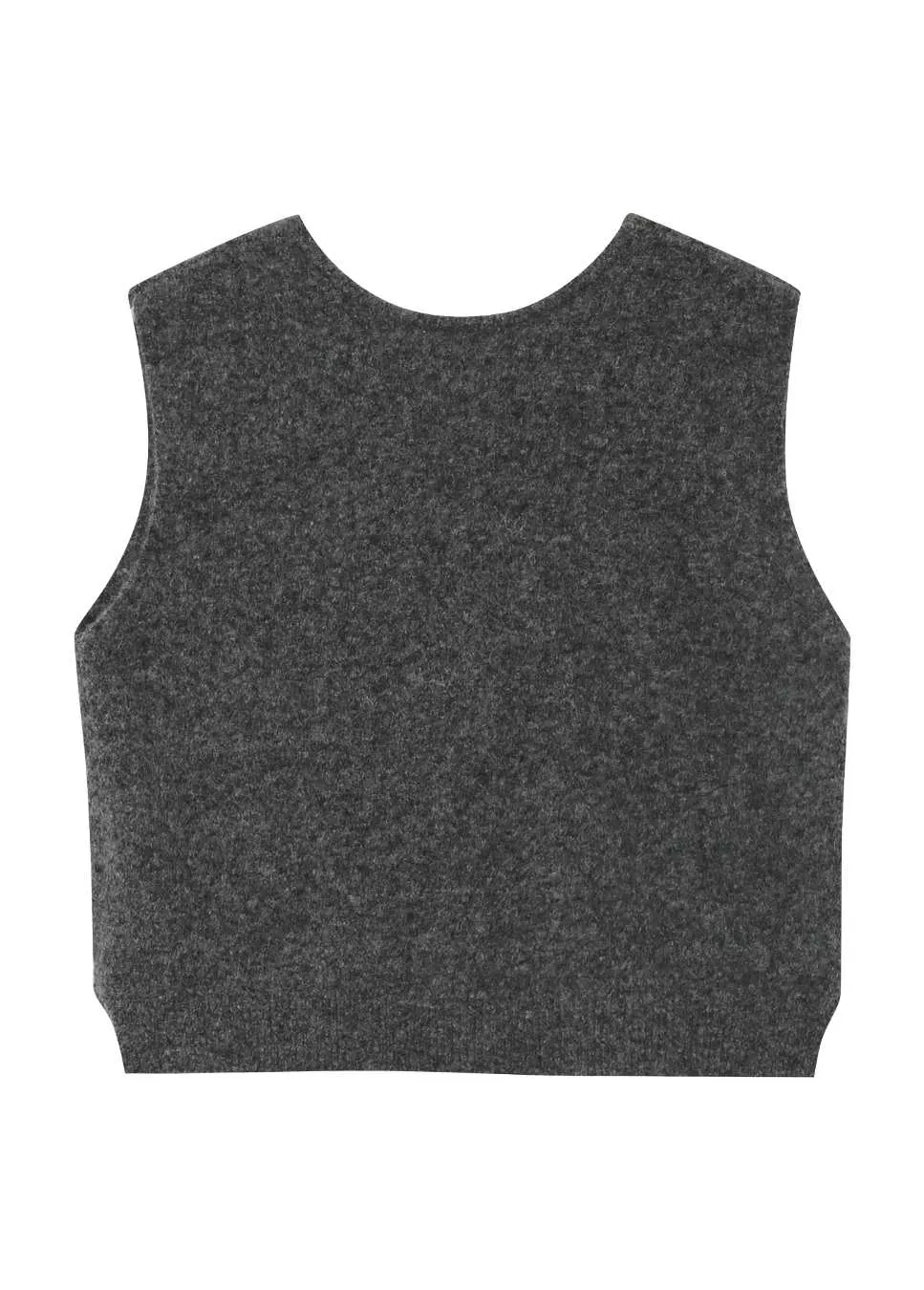 Grace & Mila Nars gilet gebreid Grijs