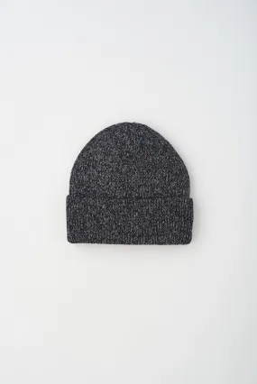 Hamatah Beanie in Black Melange