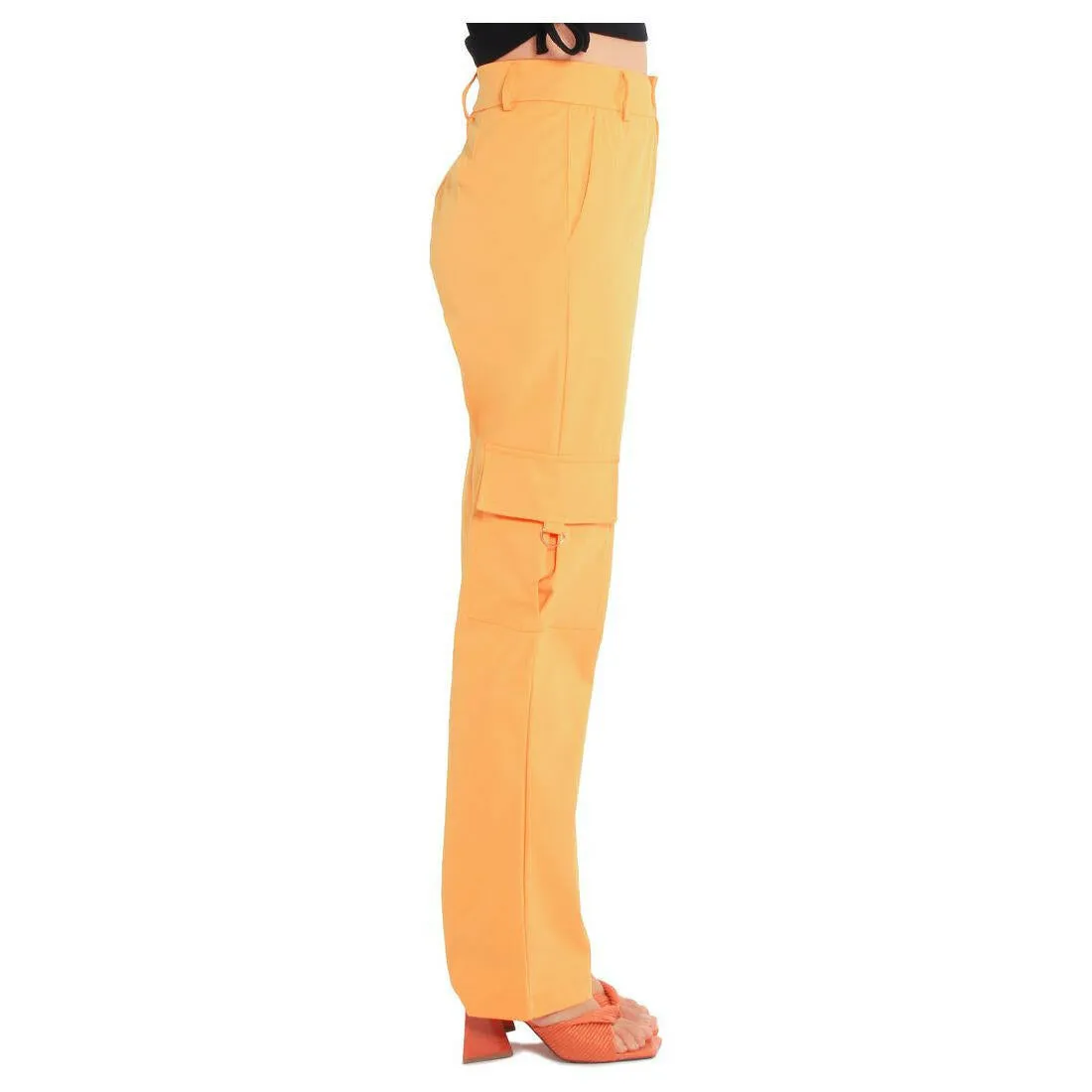 High Waist Cargo Pants