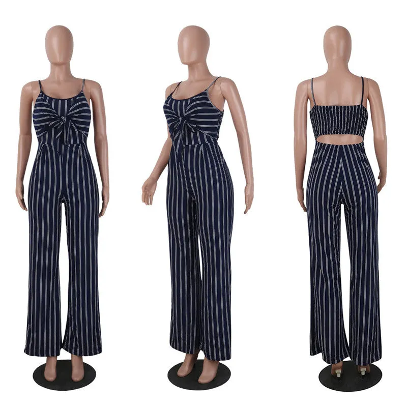 High Waist Denim Overall
