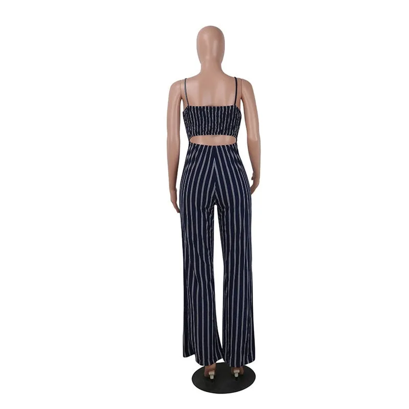 High Waist Denim Overall