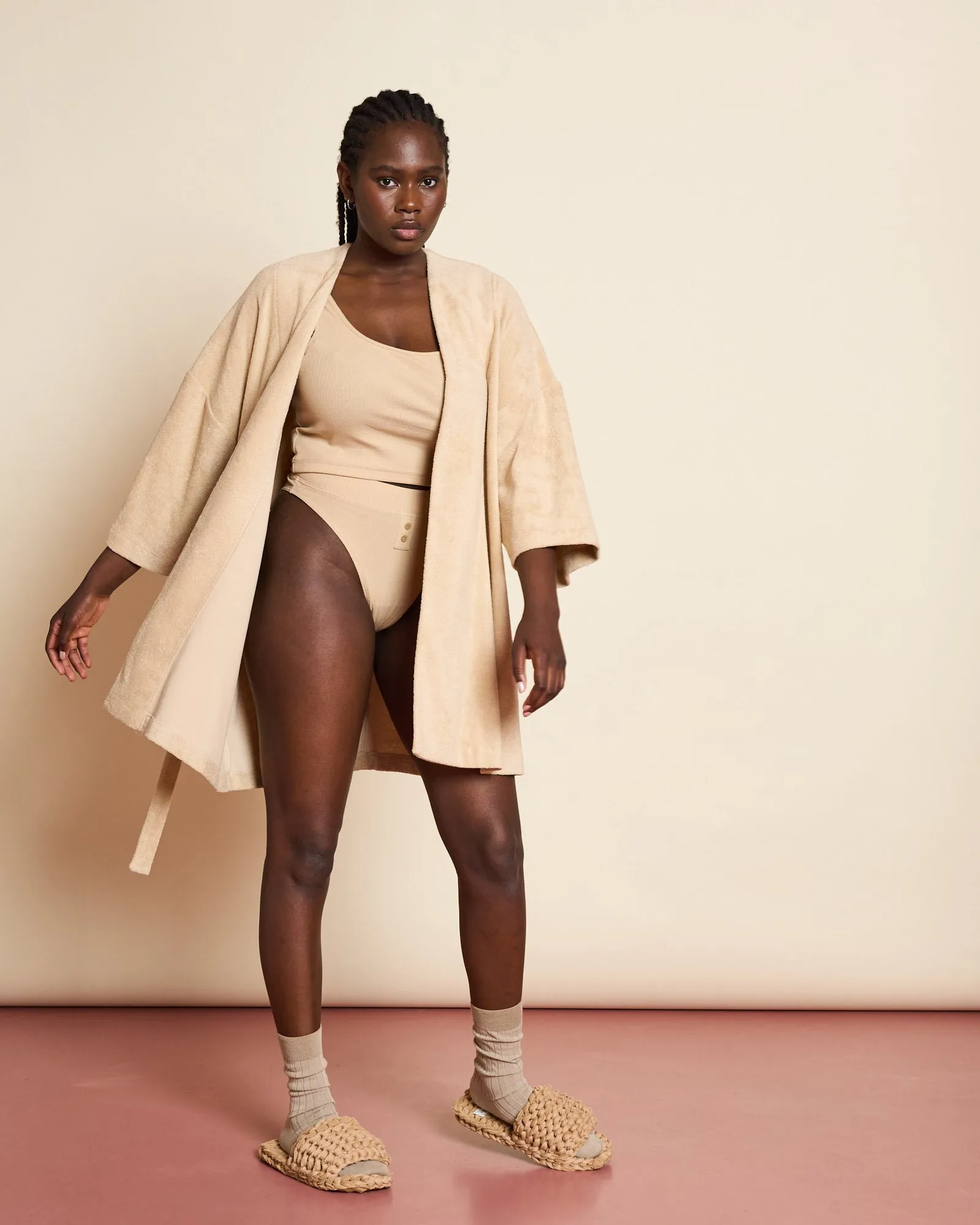 HIGHWAIST SLIP ASKJA STONE