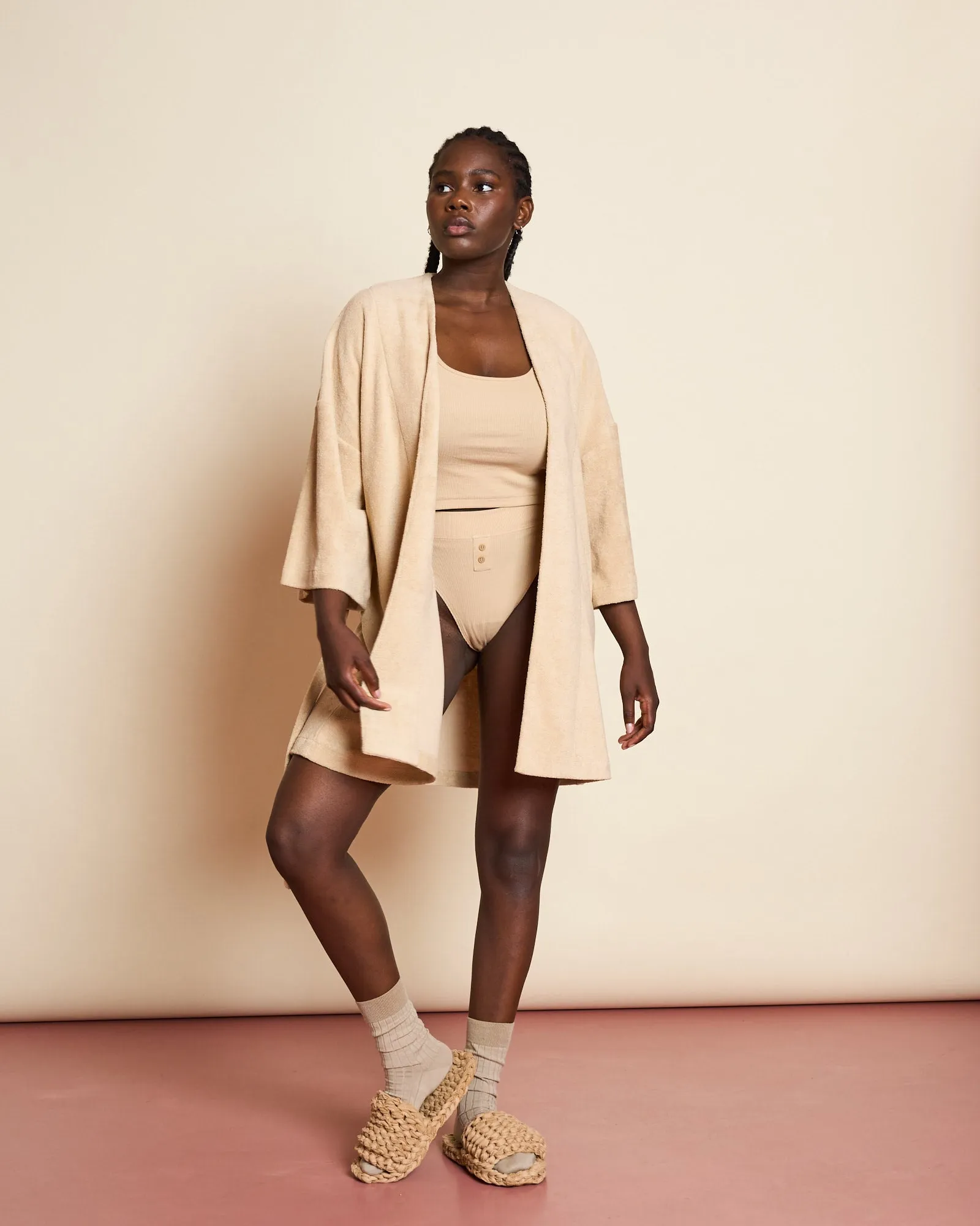 HIGHWAIST SLIP ASKJA STONE