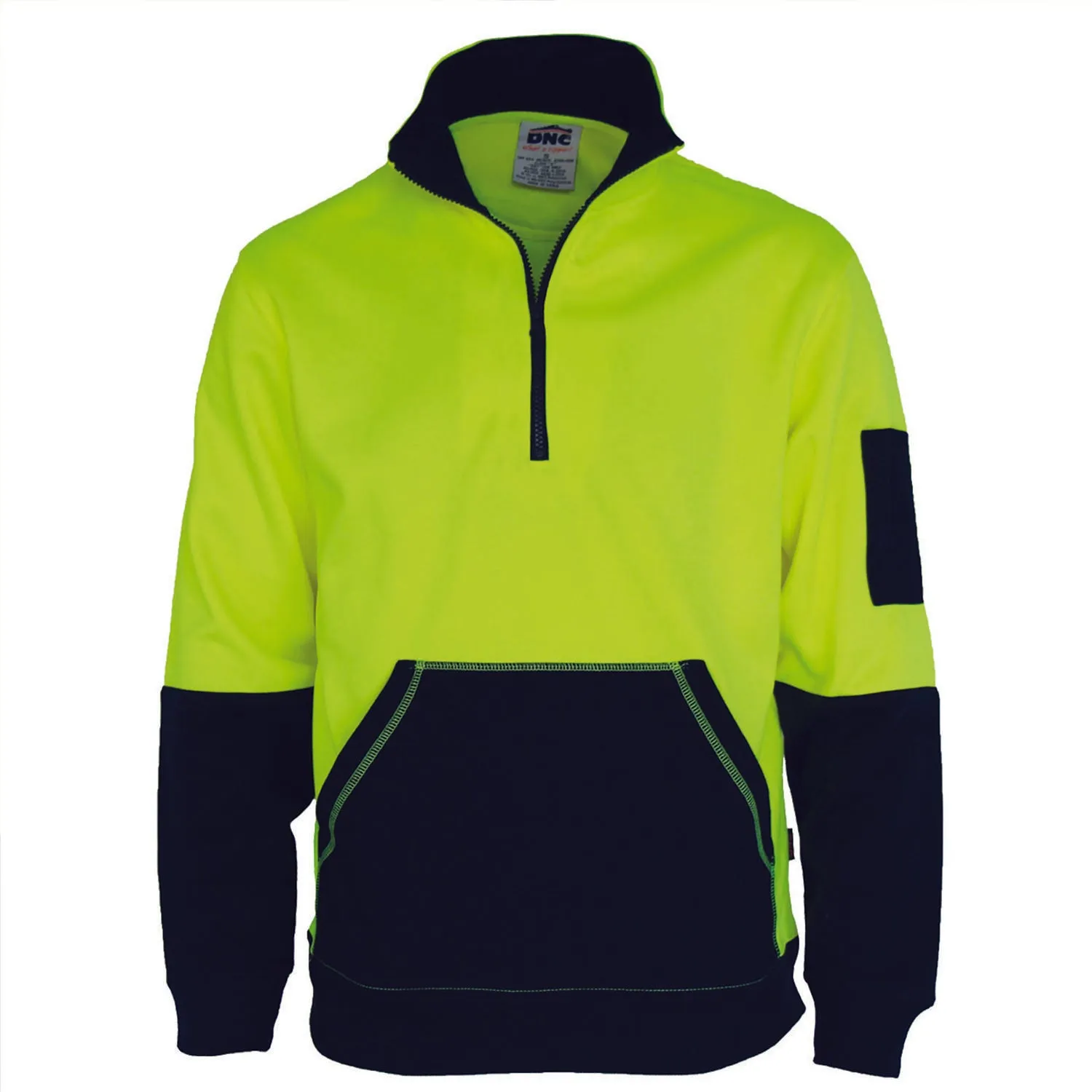 HiVis 1/2 Zip Super Fleecy 3724