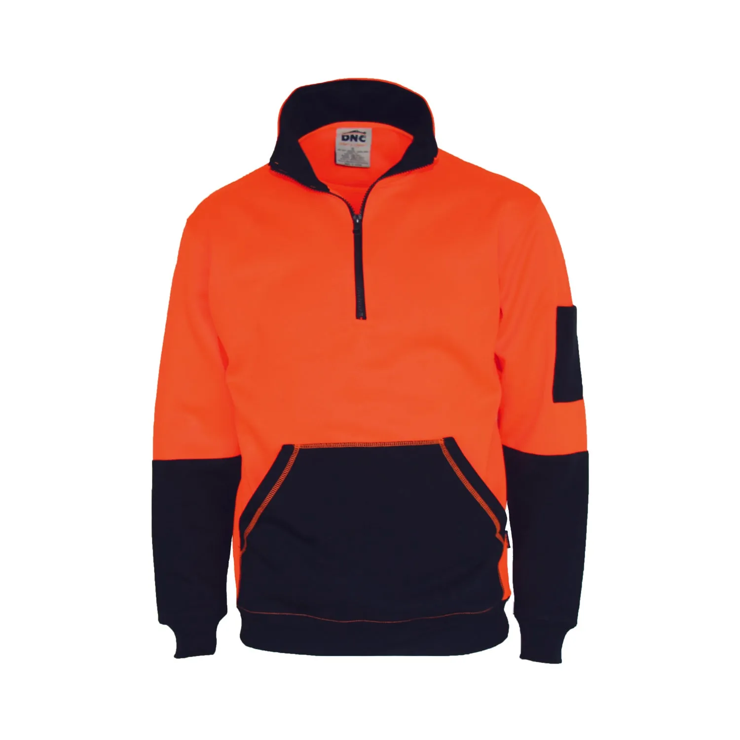HiVis 1/2 Zip Super Fleecy 3724